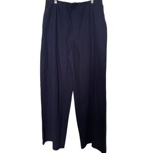 ANN MASHBURN Blue Wide Leg Pants Size Medium